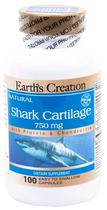 Earth's Creation Shark Cartilage 750MG (100 Capsulas)