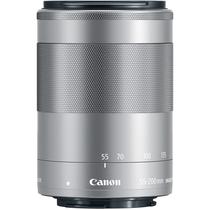 Lente Canon Ef-M 55-200MM F/4.5-6.3 Is STM - Prata (Caixa Branca) (Sem Parasol)