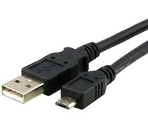 Cabo USB para Controle de PS4 / 0,8 CM - Preto