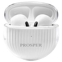 Fone de Ouvido Sem Fio Prosper Apro 15 com Bluetooth e Microfone - Branco
