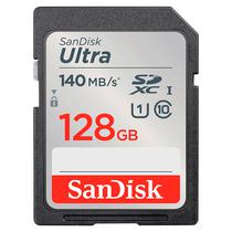 Cartao de Memoria SD Sandisk 128GB / C10 / 140MBS - (SDSDUNB-128G-GN6IN)