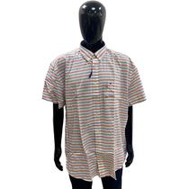 Ant_Camisa Tommy Hilfiger Masculino 08578A4045-112 s - Branco Azul
