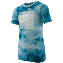 Camiseta Nike Infantil Masculino AA8759-452 L - Azul Cloud