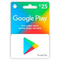 Google Play Gift Card 25$