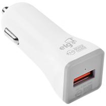 Carregador Veicular Elg CC1S-QC USB - Branco/Cinza