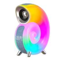 Lampada LED Speaker Blulory Conch Music Light N70 5V / 2A / 6W / Recarregavel / 2000MAH - Azul