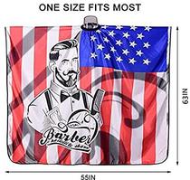 Capa para Barberos American Flag