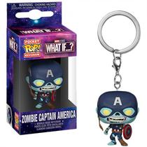Chaveiro Funko Pocket Pop Keychain Marvel What If...? - Zombie Captain America