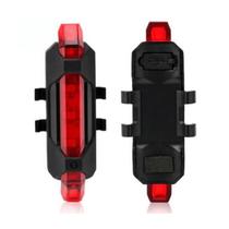 Lanterna Traseira para Bike BS-216 USB Recarregavel - Vermelho