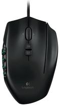 Mouse Gaming Logitech G600 com Fio (200-8200 Dpi) Preto