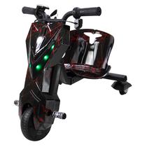 Triciclo Eletrico Interbras Drift DET65 - 6.5" - Bluetooth - LED - Recarregavel - Preto Raio Vermelho