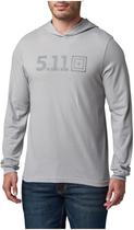Camiseta com Capuz 5.11 Tactical Hoodie 76165-020 Titan Grey - Masculina