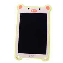 Painel de Escritura Tablet Luo LCD 8.5 Pulegadas LU-A68 Digital Grafico Eletronico Portatil Placa de Desenho Manuscrito Pad para Criancas Adultos Casa Escola Escritorio - Rosa/Verde