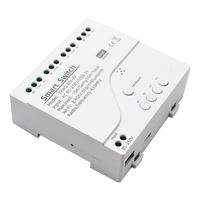 Modulo Rele 4LIFE Smart Inteligente 4CH / Wifi / RF / Compativel com Alexa e Google Home / 85-250V / App Tuya - Branco
