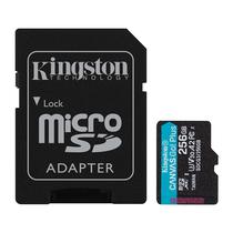 Cartao de Memoria Micro SD Kingston Canvas Go Plus U3 V30 256GB