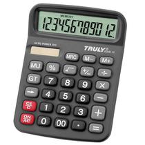 Calculadora Truly 836B-12 - 12 Digitos - Cinza