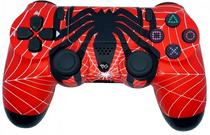 Controle Sem Fio PG Play Game Spiderweb para PS4 - Vermelho