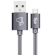 Cabo Micro USB Elg M510BY 1 Metro - Cinza