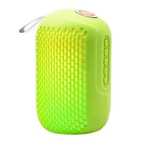 Caixa de Som / Speaker Mobile Light Modes MS-2229BT com Bluetooth / FM Radio / USB / LED Color Full / Recarregavel - Verde