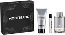 Kit Perfume Montblanc Explorer Platinum Edp 100ML + 7,5ML + All-Over Shower Gel 100ML