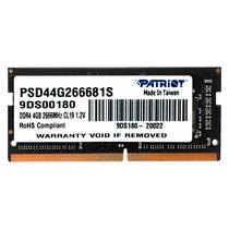 Memoria Ram para Notebook Patriot Signature 4GB / DDR4 / 2666MHZ - (PSD44G266681S)