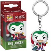 Chaveiro Funko Pocket Pop Keychain DC Holiday Exclusive - The Joker