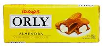 Chocolate Ambrosoli Orly com Recheio Sabor Amemdoas 100G