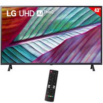 Smart TV LED 43" LG 43UR7800PSB 4K Ultra HD Webos Ai Thinq Wi-Fi/Bluetooth com Conversor Digital