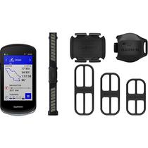GPS Garmin Edge 1040 Bundle 010-02503-10 com Tela de 3.5"/Bluetooth/IPX7/Wi-Fi + Sensores - Preto