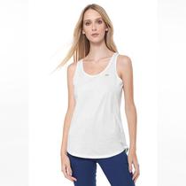 Camiseta Regata Lacoste Feminina TF2036-001 042 - Branco