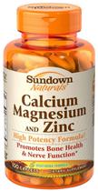Ant_Sundown Naturals Calcium Magnesium And Zinc 100 Capsulas