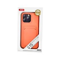 Capa Xo iPhone 15 Promax K28 Card Slot Tpu Orange