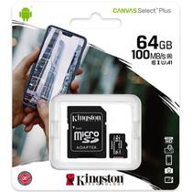 Cartao SD 64GB Kingston Canvas Sele Plus C10 100M
