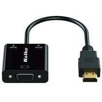 Cabo Adaptador HDMI para VGA / Audio - Preto Kolke KCA-429