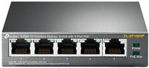 Hub Switch TP-Link TL-SF1005P de 5 Portas A 10/100 MBPS com Poe+ de 4 Portas