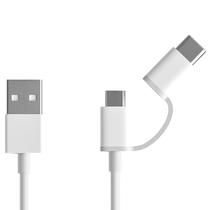 Cabo Xiaomi SJX01ZM - Micro USB/Tipo c/USB - 30 Centimetros - Branco