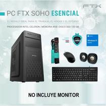 PC Esencial FTX Gab Kit+Cel+4G+120SSD+W11.