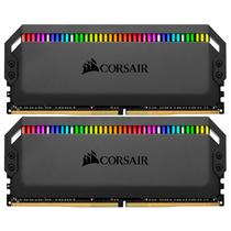 Memoria Ram Corsair Dominator Platinum DDR4 32GB (2X16GB) 3600MHZ RGB - Preto (CMT32GX4M2C3600C18)