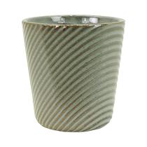 Maceta de Ceramica KPM 038391 10 X 11 CM Verde