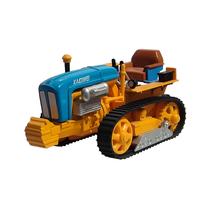 Brinquedo KDW 691012 - Trator de Esteiras - Amarelo e Azul