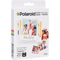 Papel Fotografico Polaroid POLZL3X420 para Pop Instant - 20 Unidades