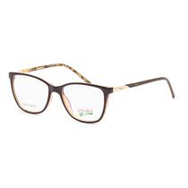 Armacao para Oculos de Grau Visard B2356-TR C15 Tam. 52-18-145MM - Marrom e Dourado
