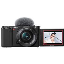 Camera Sony Alpha ZV-E10 de 16-50MM 24.2MP com Tela 3.0" - Black