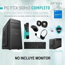 PC Esencial FTX Gab Kit+Cel+4G+120SSD+W11+UPS.