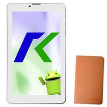 Tablet Keen A88 8GB / Tela de 7" / Cameras 2MP e VGA / com Capa - Dourado