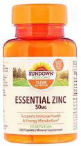 Sundown Naturals Essential Zinc 50MG (100 Capsulas)