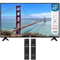 Smart TV LED 43" Coby CY3359-43SMS Full HD Android Wi-Fi com Conversor Digital