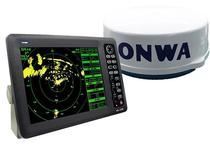 Radar Maritimo Onwa Marine KR-1538 15 Polegadas 4KW 36NM