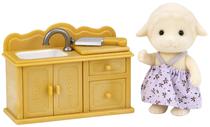 Epoch Sylvanian Families Sheep Sister With Kitchen Set - 5141