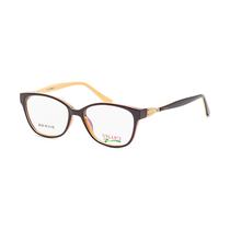 Armacao para Oculos de Grau Visard B2198-TR C15 Tam. 51-18-145MM - Laranja/Preto
